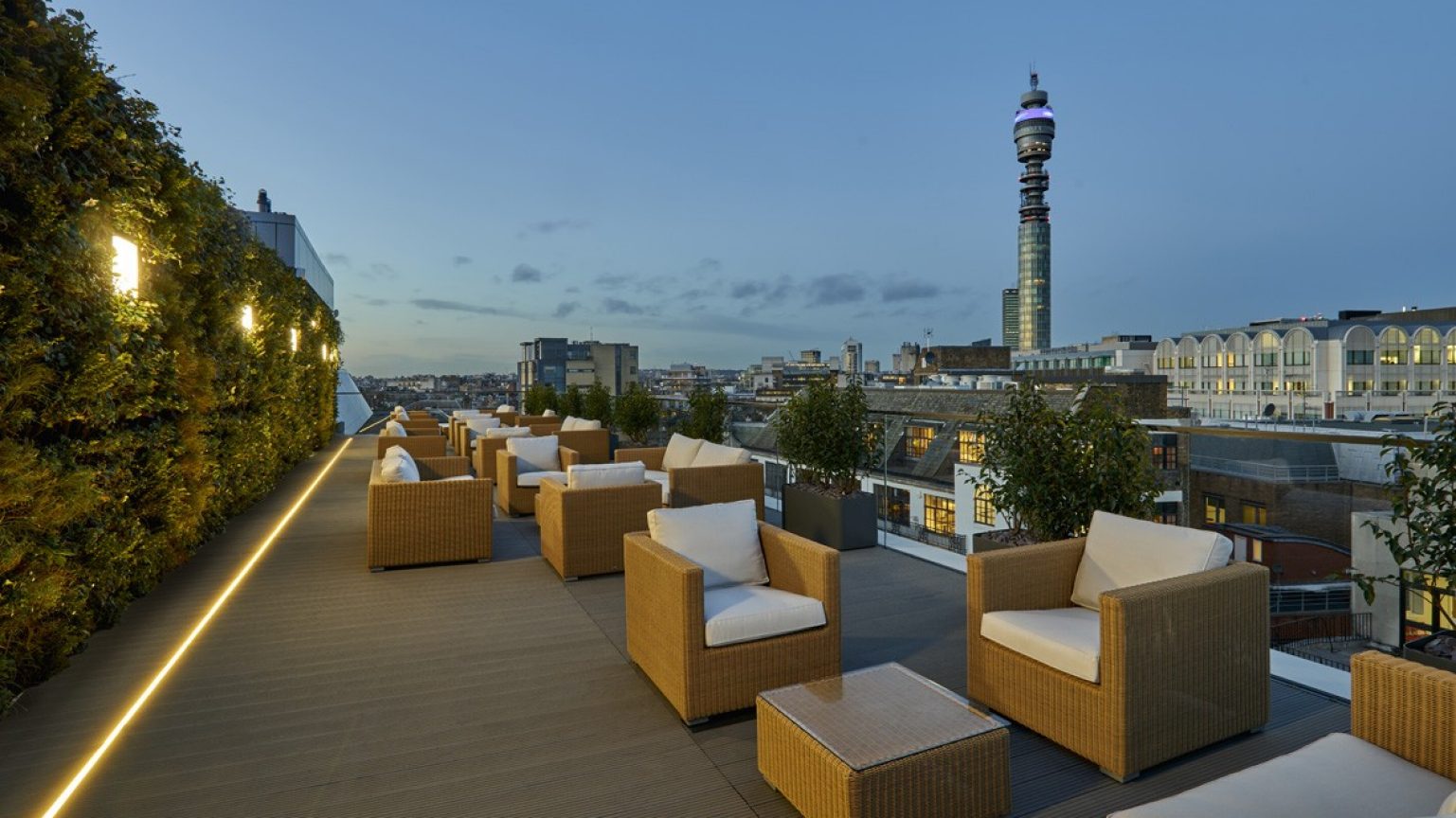 View from the top floor